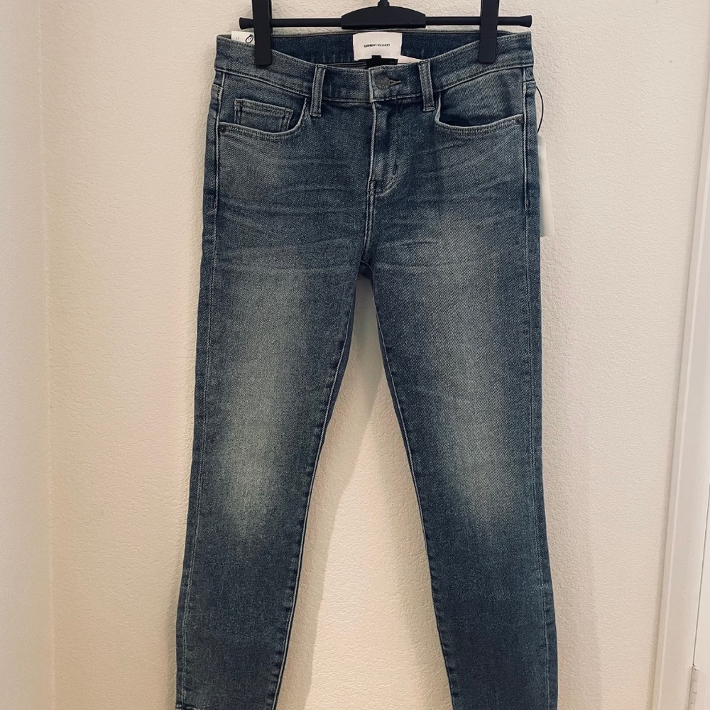 NWT CURRENT/ELLIOTT High Waist, Straight Leg Jeans